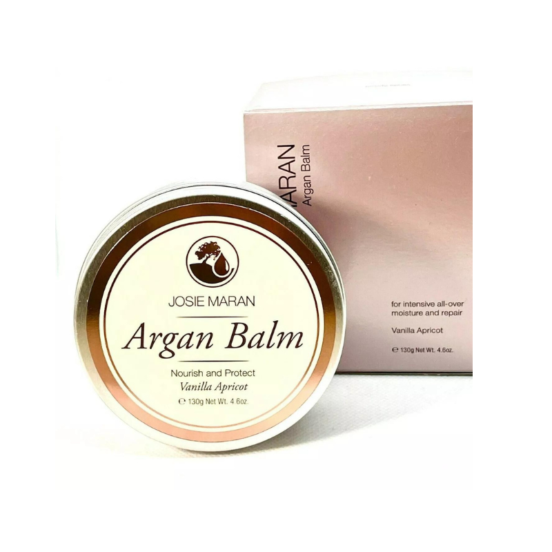Josie Maran Argan Balm Vanilla Apricot Nourish & Protect 4.6 oz 130 gram1